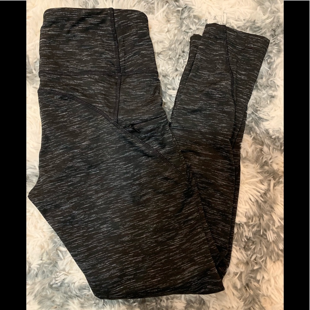 Charcoal heather workout leggings NWOT